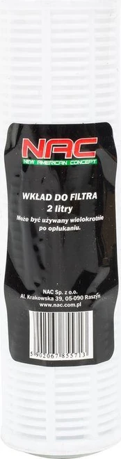 NAC WKŁAD DO FILTRA 1L - C1-K