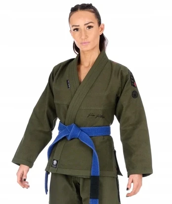 Tatami Elements Superlite chaki spalvinimo moteriškas kimono/gi F2l