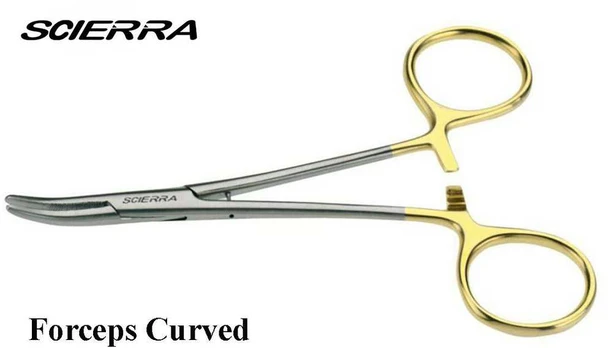 Žnyplės SCIERRA Forceps 5.5" Curved