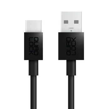 Quad Lock® USB-A to USB-C įkrovimo laidas | 20 cm