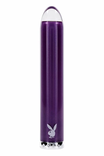PLAYBOY AMETHYST Intimate Glass-Tip Vibrating Device 10 Modes 12.4cm