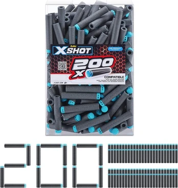 X-shot Excel 200 šovinių papildymas