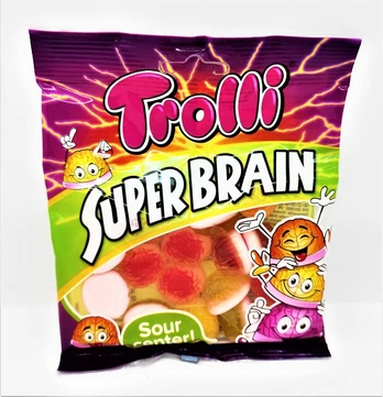 TROLLI guminukai SUPER BRAIN, 100g,110188