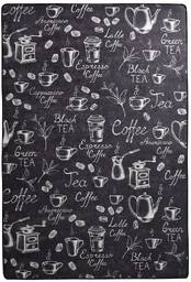 Kilimas (140 x 190) Cappuccino Siyah kaina