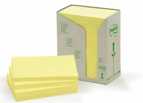 3M 655-1T, Geltona, 127 mm, 76 mm, 100 pc(s), 16 sheets