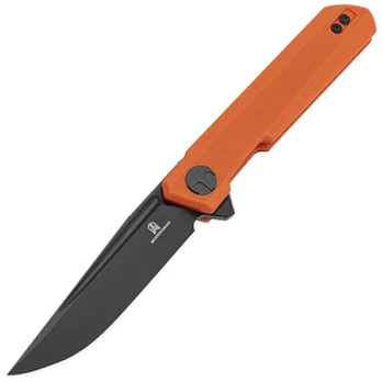 Bestechman Mini Dundee Double Detent Orange/Black Sulankstomas peilis