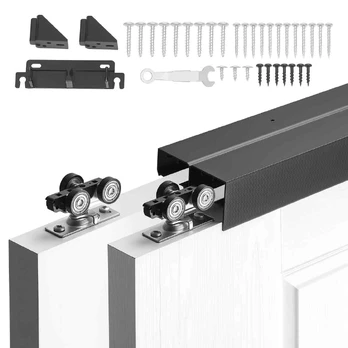 Vevor Bėginių durų furnitūra 915 mm pločio 2 durų sistemai
