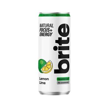 Natūralus energinis gėrimas BRITE LEMON LIME, 330 ml
