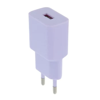 TelForceone Setty įkroviklis 1x USB 2,4A LSIM-A-129 alyvinė