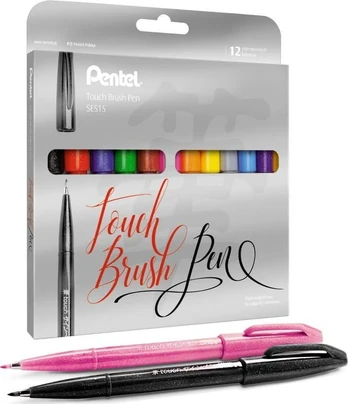 Tombow Touch Pen 12 spalvų rinkinys