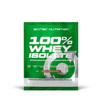 SCITEC 100% Whey Isolate - 25g Braškės-baltas šokoladas