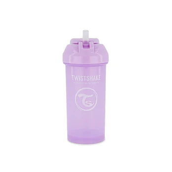 Twistshake - Straw Cup 6+m Pastel Purple 360 ml