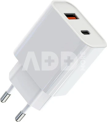 Caruba 20W Wall Charger USB C + USB A