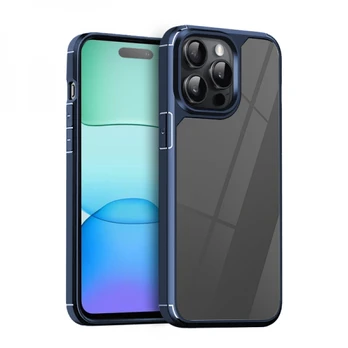 Dėklas Blue Color Shock case for iPhone 14 Pro 6,1' mėlynas