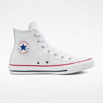 Converse Chuck Taylor Hi Leather White - Dydis 42.5 (132169C Converse batai)
