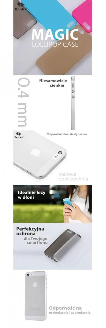 Dėklas Benks Lollipop Xiaomi Mi 5 Juodas