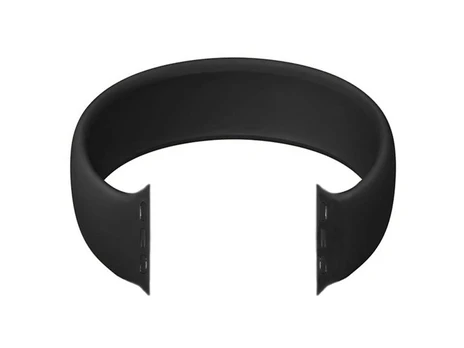 Pacific Guminis Apple Watch dirželis 42/44mm, juodas