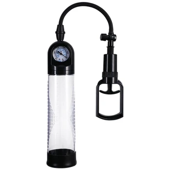 Doc Johnson Rock Solid Boost It Vacuum System with Pressure Gauge, Transparent