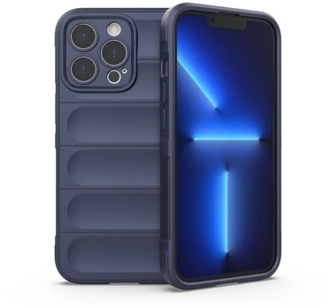 Hurtel Magic Shield dėklas iPhone 13 Pro Max – tamsiai mėlynas