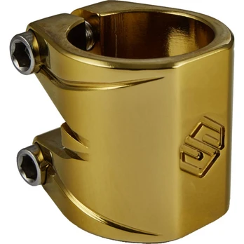 Striker Essence Double V2 Pro Scooter Clamp (Gold Chrome)