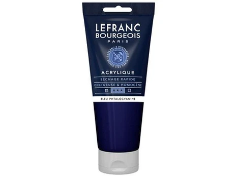 Akriliniai dažai LB Fine 200ml 095 phthalocyanine blue