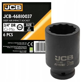 JCB Nasadka smūginis gili 3/4" 37mm (12-kątna)