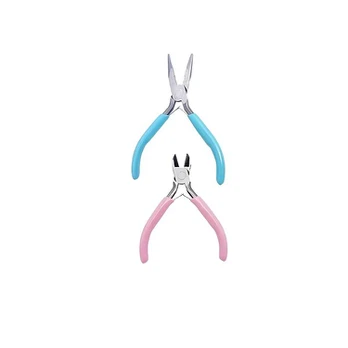 Įrankių rinkinys, 2pcs/1set blue and pink pliers
