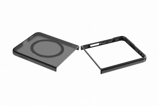 Dėklas Samsung Spigen Capella do Galaxy Z Flip7 permatomas