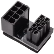 InLine Adapteris 180° 8-pin PCIe do GPU (26638E) kaina