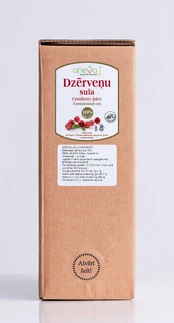 Natūralios Spanguolių sultys 100% Aneva J, 3l