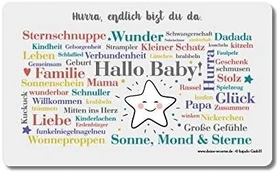 Pusryčių lentelė Hello Baby