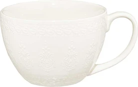 Puodelis Galactic Baltas Paisley 450 ml AMBITION kaina