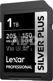 Lexar SDXC Professional SILVER Plus UHS-I/U3/A2/4K R205/W150 (V30) 1TB
