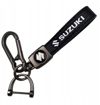 Suzuki raktų pakabukas odinis