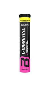 Biotech L-Carnitine Effervescent Mėlynių-aviečių, 20 tablečių