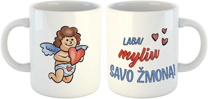 Puodelis "Myliu savo žmoną"