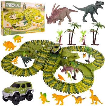 Mega ž dino trasa, 230 dalių dinozaurų parkas