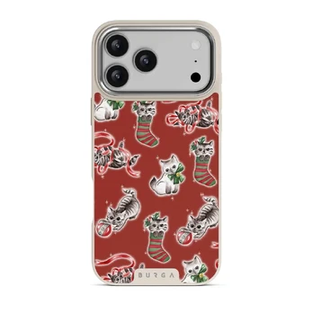 Merry Kitty - iPhone 17 Pro Max Case, Elite Light (MagSafe) / Silver