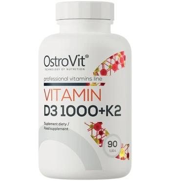 OstroVit Vitamin D3 1000 IU + K2, 90 tab