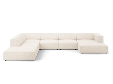 Panoramic Left Corner Sofa, "Arendal", 7 Seats, 364x262x70 Made in Europe