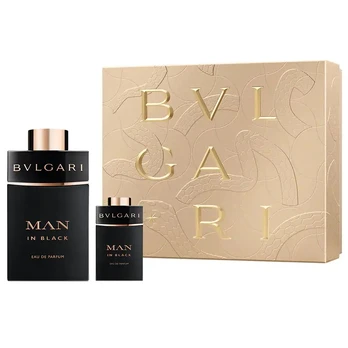 BVLGARI MAN IN Juodas CASE 2 pcs