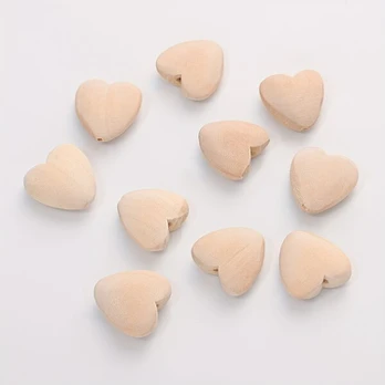 Medinės širdelės, 30mm/10pcs