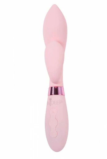 Wibrator-Rechargeable Vibrator Indeep Juna Rožinė