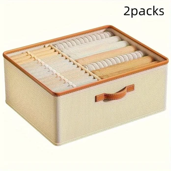 Drabužių saugojimo dėžė, 2 vnt Beige