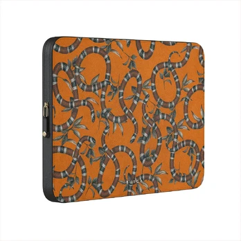 Bitter Apricot - Snake Laptop Sleeve, 16 inches