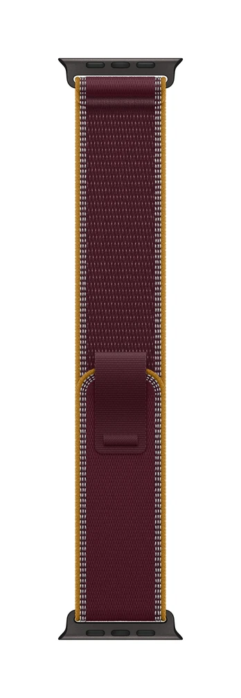 49mm Burgundy Trail Loop - S/M - Black Titanium Finish