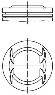 Stūmoklis MAHLE 012 23 00
