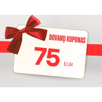 75 eur vertės dovanų kuponas