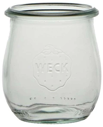 Multiline Patentglas Weck Tulip 220ml Ø60xh80mm uden låg