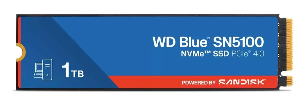 "WD Blue SN5100" 1 TB PCIe M2 WDS100T5B0E